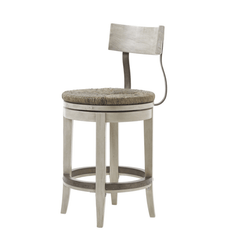 Beachside Swivel Counter/Bar Stool in Oyster - Our Boat House