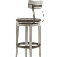 Beachside Swivel Counter/Bar Stool in Oyster - Our Boat House