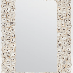 Bedford Rectangular Oyster Shell Mirror - Three Sizes - Our Boat House