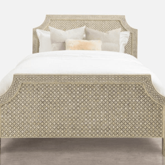 Belize Bone Inlay Bed - Our Boat House
