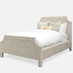 Belize Bone Inlay Bed - Our Boat House