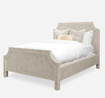 Belize Bone Inlay Bed - Our Boat House