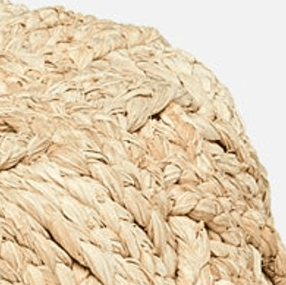 Bena Braided Raffia Petite Coffee Table - Our Boat House