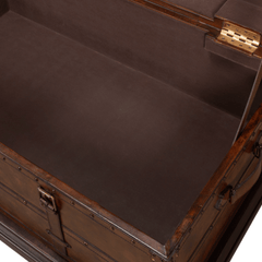 Berenger Leather Trunk Coffee Table - Our Boat House