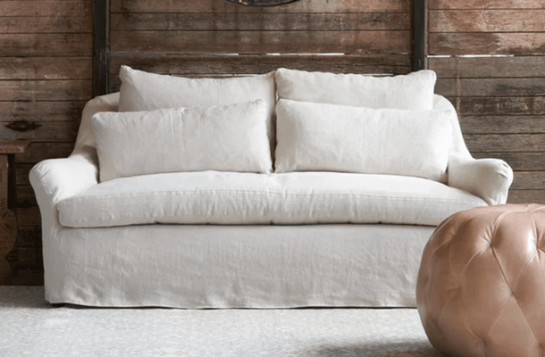 Bermuda 72in Slipcovered Studio Sofa - Our Boat House