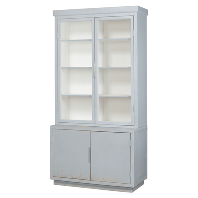 Bermuda Blue Wash 2 - Door Bookcase - FLOOR SAMPLE/SHOWROOM STOCK - Our Boat House