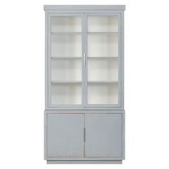 Bermuda Blue Wash 2 - Door Bookcase - FLOOR SAMPLE/SHOWROOM STOCK - Our Boat House