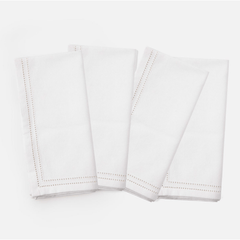 Betty Dinner Napkin - White - Our Boat House