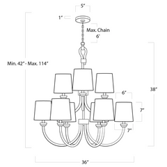 Bimini Chandelier - Large