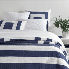 Birch Point Navy Quilt - Our Boat House