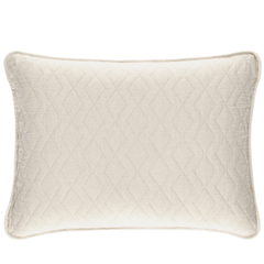 Birdie Natural Quilted Sham - Our Boat House