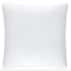 Birdie White Quilted Sham - Our Boat House
