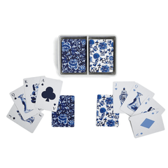 Blue & White Double Deck Playing Cards - Our Boat House