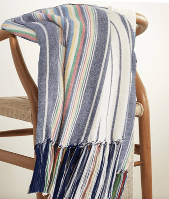 Boardwalk Stripe Multi Throw - Our Boat House