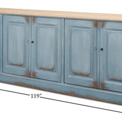 Bonita Springs French Blue Sideboard - Our Boat House
