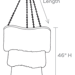 Bora Bora Coco Bead Chandelier - Our Boat House