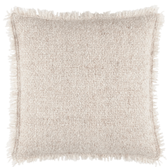 Boucle Indoor/Outdoor Decorative Pillow Cover - Natural - Our Boat House