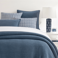 Boyfriend Matelasse Coverlet - Ink - Our Boat House