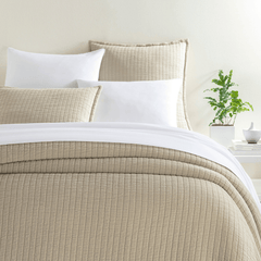 Boyfriend Matelasse Coverlet - Sand - Our Boat House