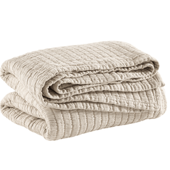 Boyfriend Matelasse Coverlet - Sand - Our Boat House