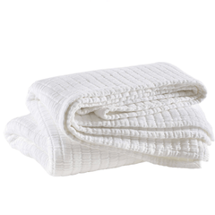 Boyfriend Matelasse Coverlet - White - Our Boat House