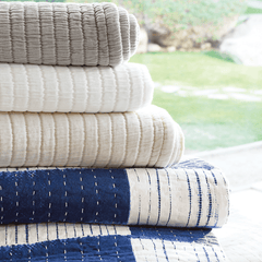Boyfriend Matelasse Coverlet - White - Our Boat House
