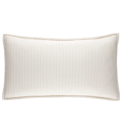 Boyfriend Matelasse Sham - Ivory - Our Boat House