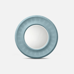 Bradenton Powder Blue Mirror - Two Sizes - Our Boat House