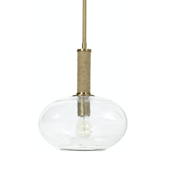 Branton Brass Pendant - Wide - Our Boat House