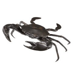 Bronze Crab Shelf Decor - Our Boat House