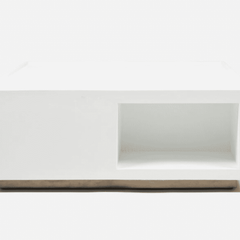 Brooklyn Cocktail Table - White - Our Boat House