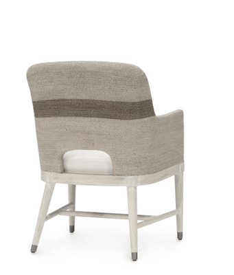 Brynn Rope Arm Chair - Fog White - Our Boat House