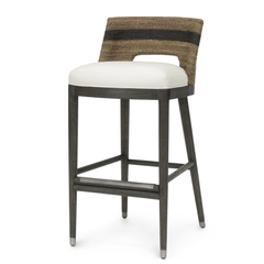 Brynn Rope Bar Stool - Natural - Our Boat House