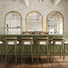 Brynn Rope Bar Stool - Natural - Our Boat House