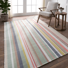 Cabana Sorbet Striped Rug - Our Boat House