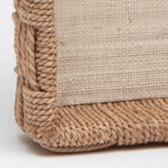 Cadie Cottage Raffia Tray Set - XL Rectangle - Our Boat House