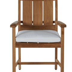 Cape Cod Dining Arm Chair - Natural Teak - Our Boat House