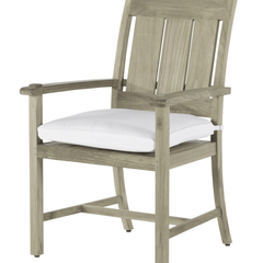 Cape Cod Dining Arm Chair - Oyster Teak - Our Boat House