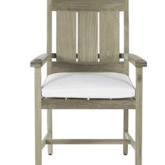 Cape Cod Dining Arm Chair - Oyster Teak - Our Boat House