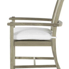 Cape Cod Dining Arm Chair - Oyster Teak - Our Boat House
