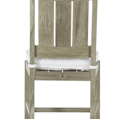Cape Cod Dining Side Chair - Oyster Teak - Our Boat House
