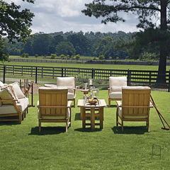Cape Cod Lounge Chair - Natural Teak - Our Boat House