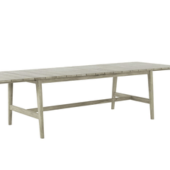 Cape Cod Outdoor Extension Dining Table - Natural or Oyster Teak - Our Boat House