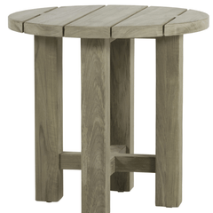 Cape Cod Outdoor Side Table - Natural or Oyster Teak - Our Boat House