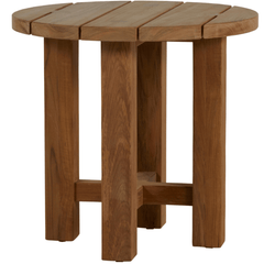 Cape Cod Outdoor Side Table - Natural or Oyster Teak - Our Boat House