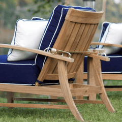 Cape Cod Reclining Lounge Chair - Natural Teak - Our Boat House