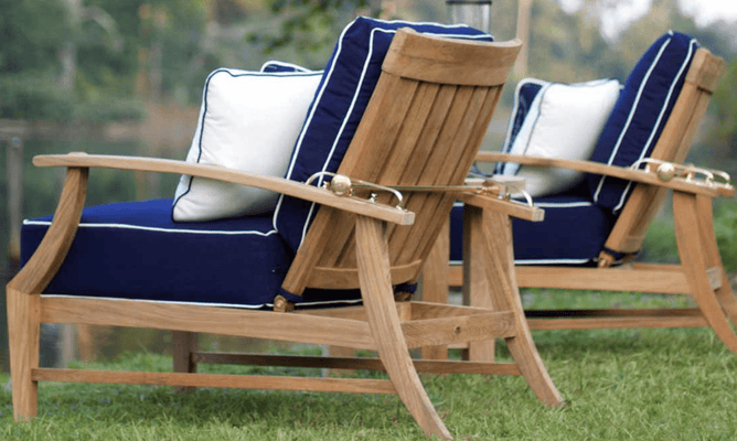 Cape Cod Reclining Lounge Chair - Natural Teak - Our Boat House