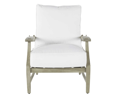 Cape Cod Reclining Lounge Chair - Oyster Teak - Our Boat House