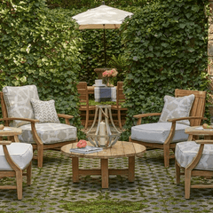 Cape Cod Reclining Lounge Chair - Oyster Teak - Our Boat House