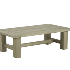 Cape Cod Rectangular Coffee Table - Natural or Oyster Teak - Our Boat House